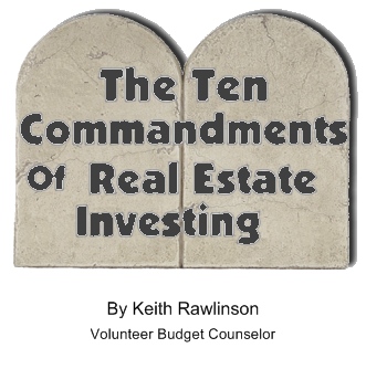 Ten Commandments Of Real Estate Investing.
