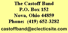 The Castoff Band contact info
